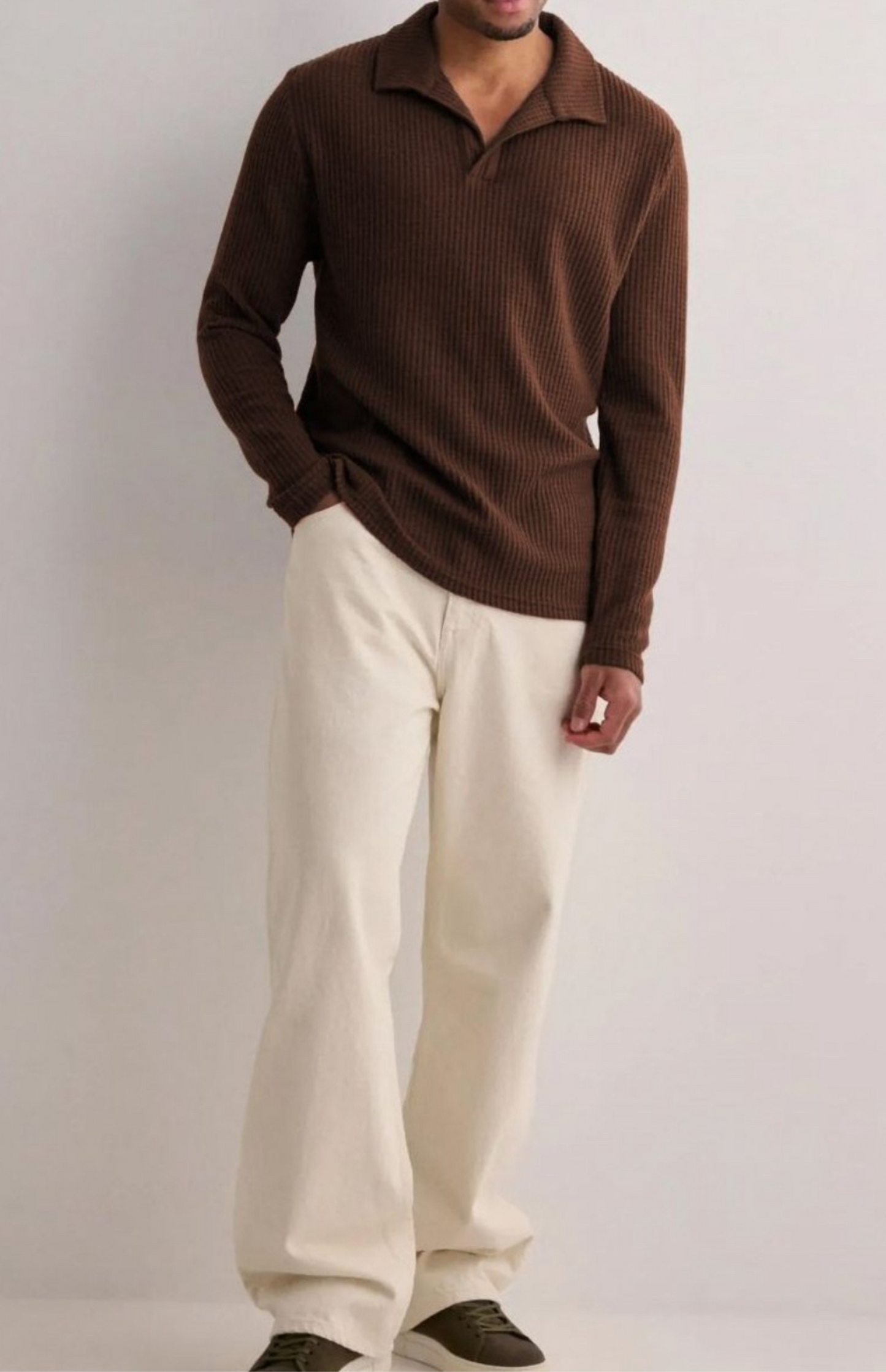 Sable Drift Polo T-shirt - Brown