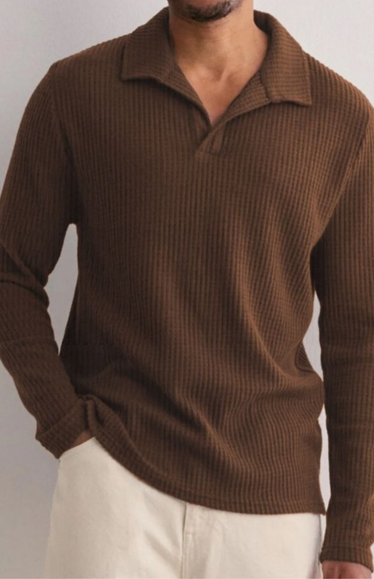 Sable Drift Polo T-shirt - Brown