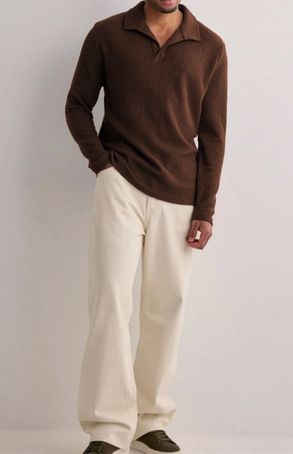 Sable Drift Polo T-shirt - Brown