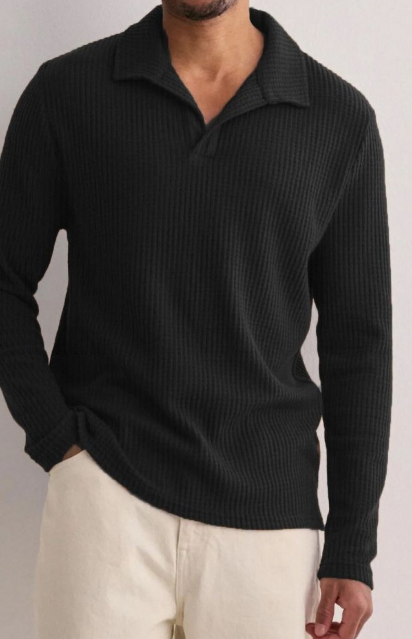 Sable Drift Polo T-shirt - Black