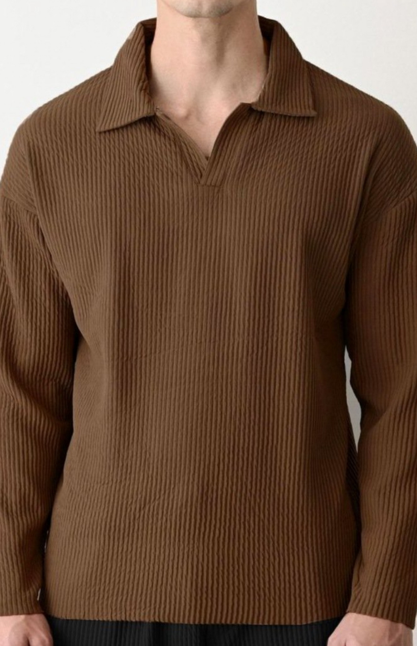 Sable Drift Polo T-shirt - Brown