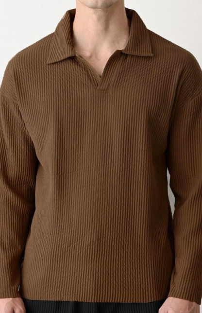 Sable Drift Polo T-shirt - Brown