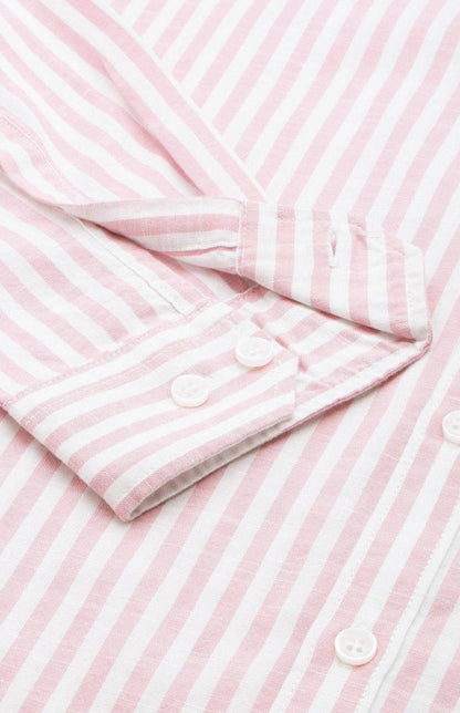 Men’s cotton striped Formal shirts - Pink