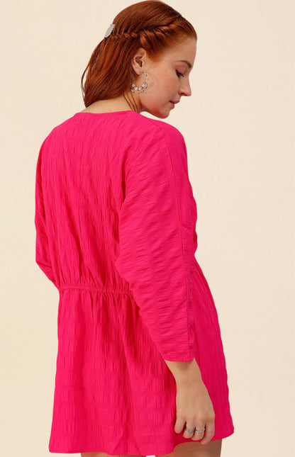 Riva Mini dress - Fuchsia Pink