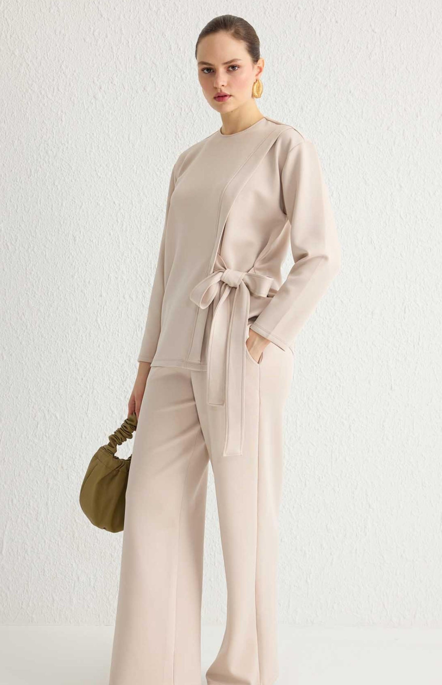 Mocha Belted Co-Ord set