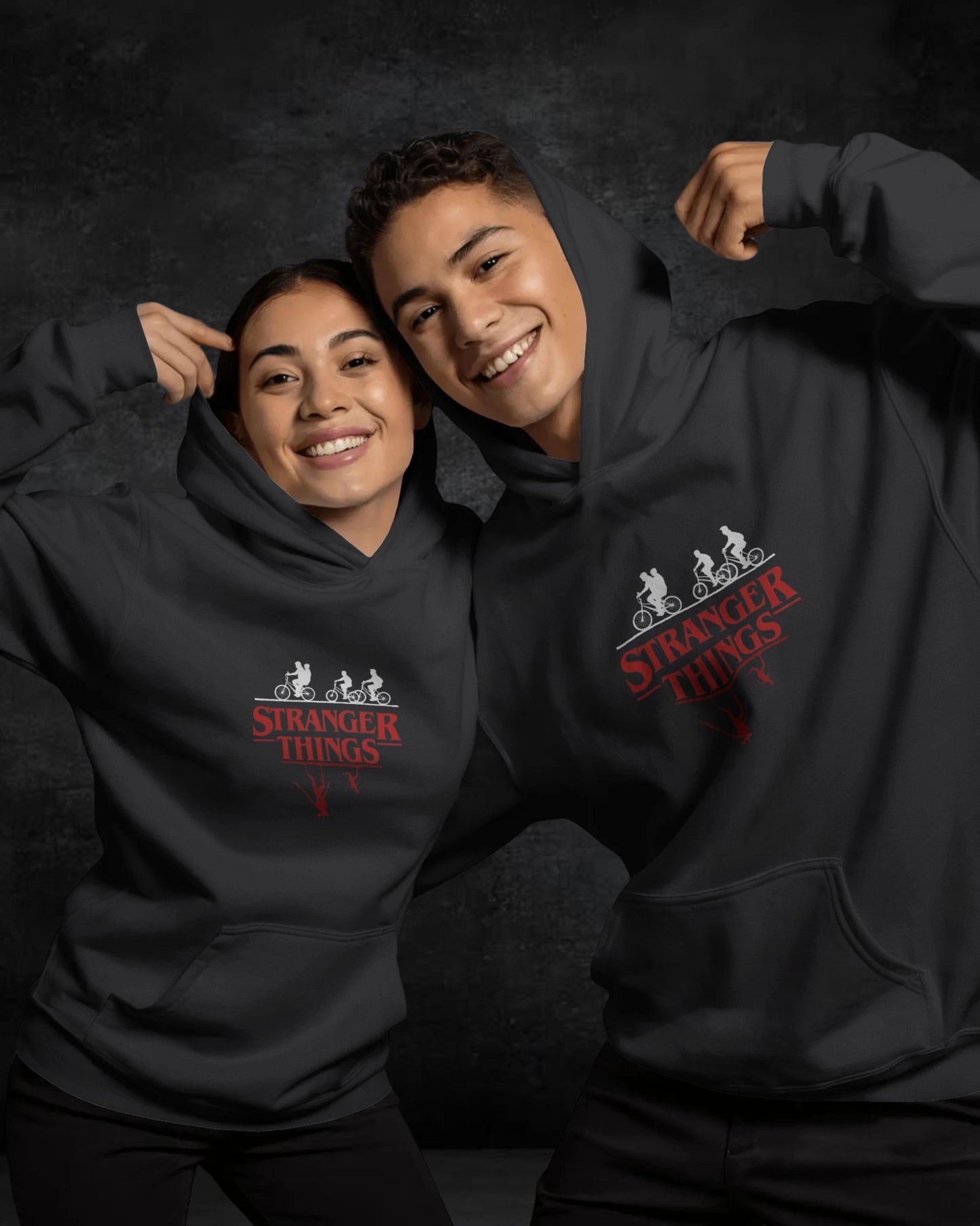 The “Upside Down Unisex Hoodie-Stranger Things"